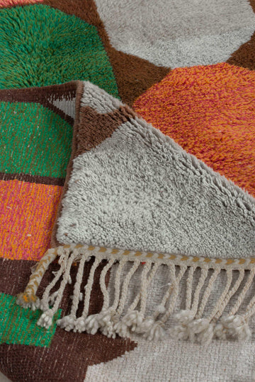 BENI MRIRT MOROCCAN RUG 5'67" X 8'72" - SK118 Dar Bouchaib Marrakech Carpets Rugs Of Morocco