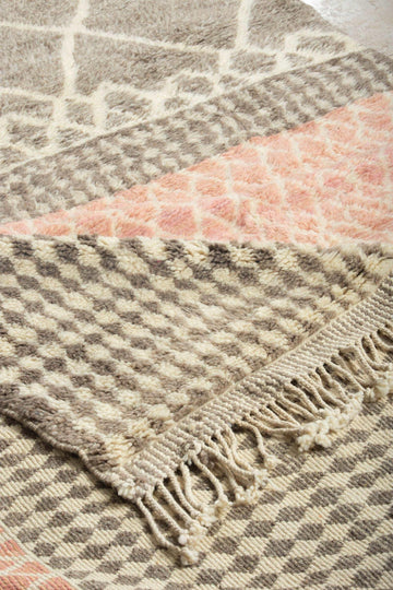 BENI MRIRT MOROCCAN RUG 8'33" X 11'05" - SK176 Dar Bouchaib Marrakech Carpets Rugs Of Morocco
