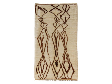 Vintage Moroccan Rug - Abstract Morocco Collection Azilal Rugs Of Morocco