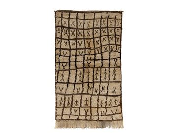 Vintage Moroccan Rug - Jawahir Morocco Collection Azilal Rugs Of Morocco
