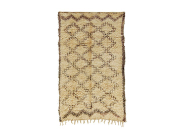 Vintage Moroccan Rug - Misk Morocco Collection Beni Ourain Rugs Of Morocco