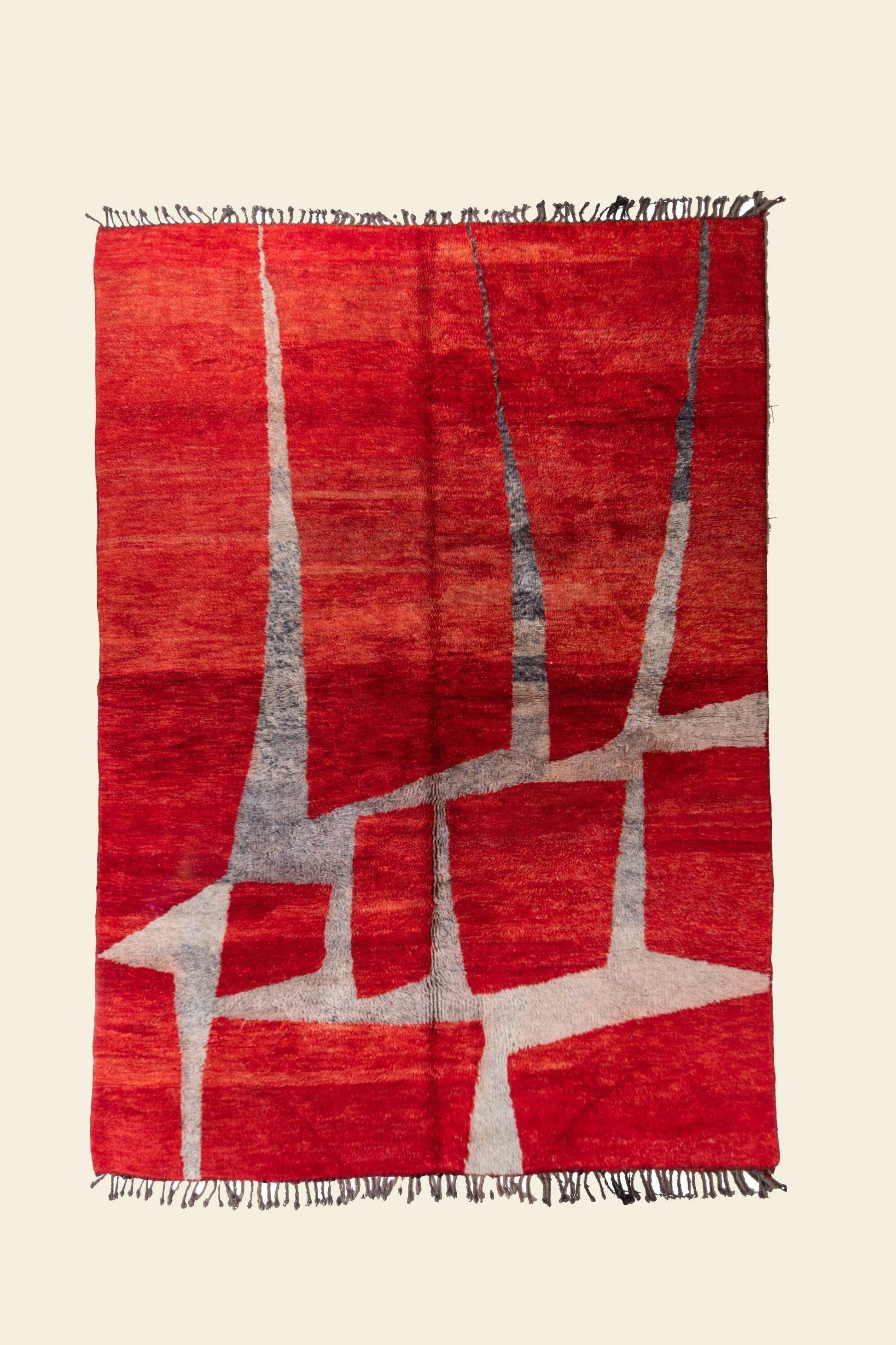 BENI MRIRT MOROCCAN RUG 7'77" X 10'99" - SK164 Dar Bouchaib Marrakech Carpets Rugs Of Morocco
