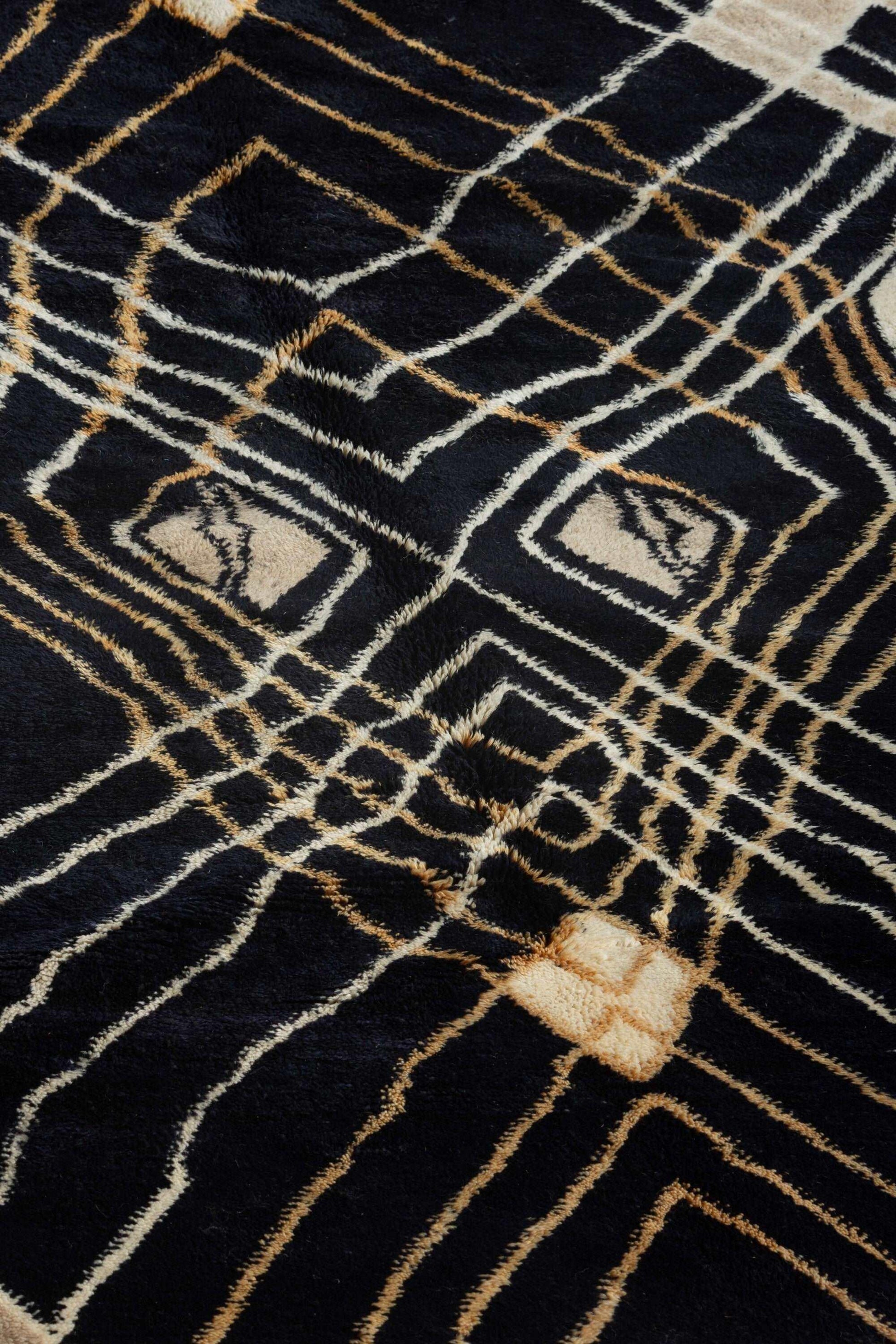 BENI MRIRT MOROCCAN RUG 9'44" X 12'13" - SK184 Dar Bouchaib Marrakech Carpets Rugs Of Morocco