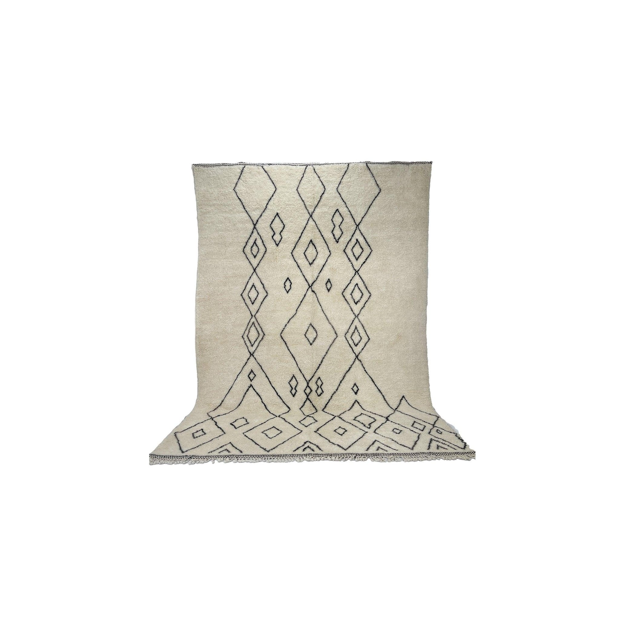 Beni Ourain Custom Moroccan Rug - Maius Morocco Collection Beni Ourain Rugs Of Morocco