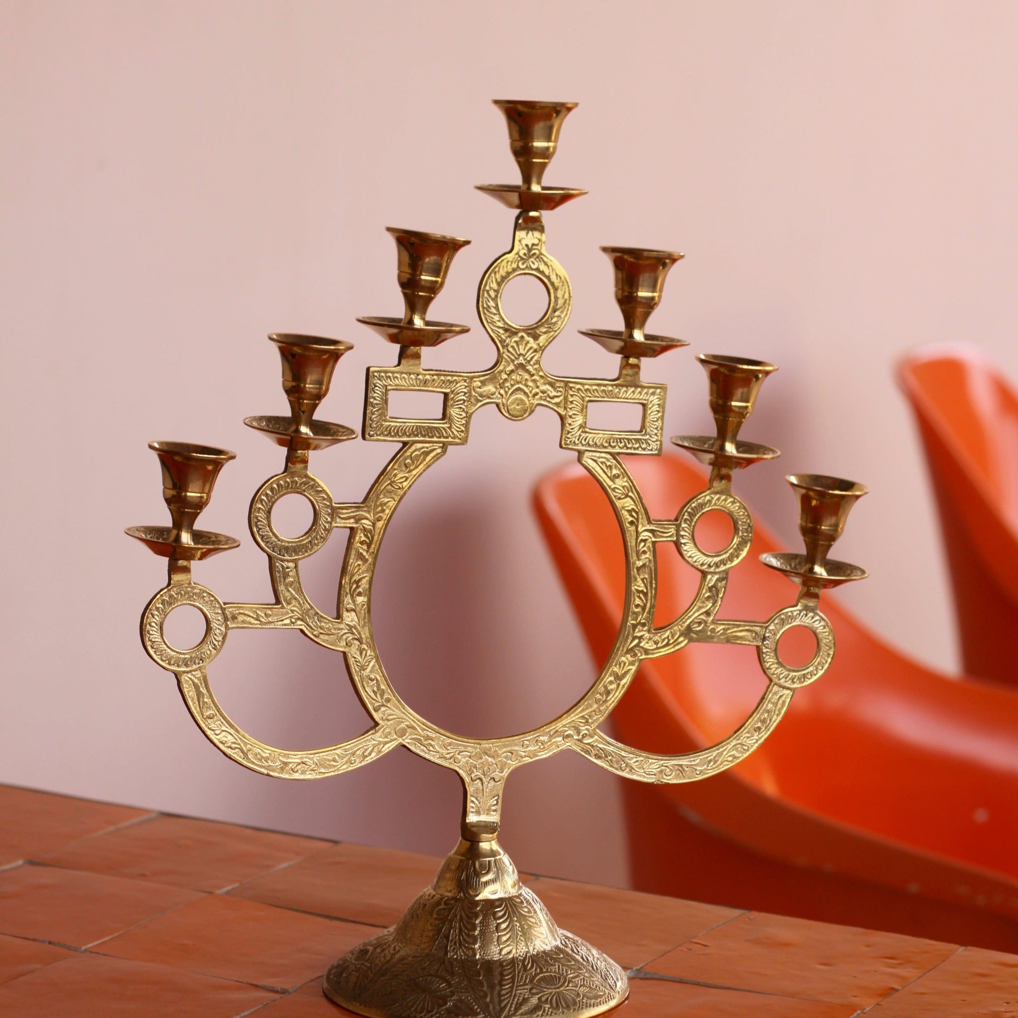 Copper Candlestick Complexe Bouchaib Candlestick Rugs Of Morocco