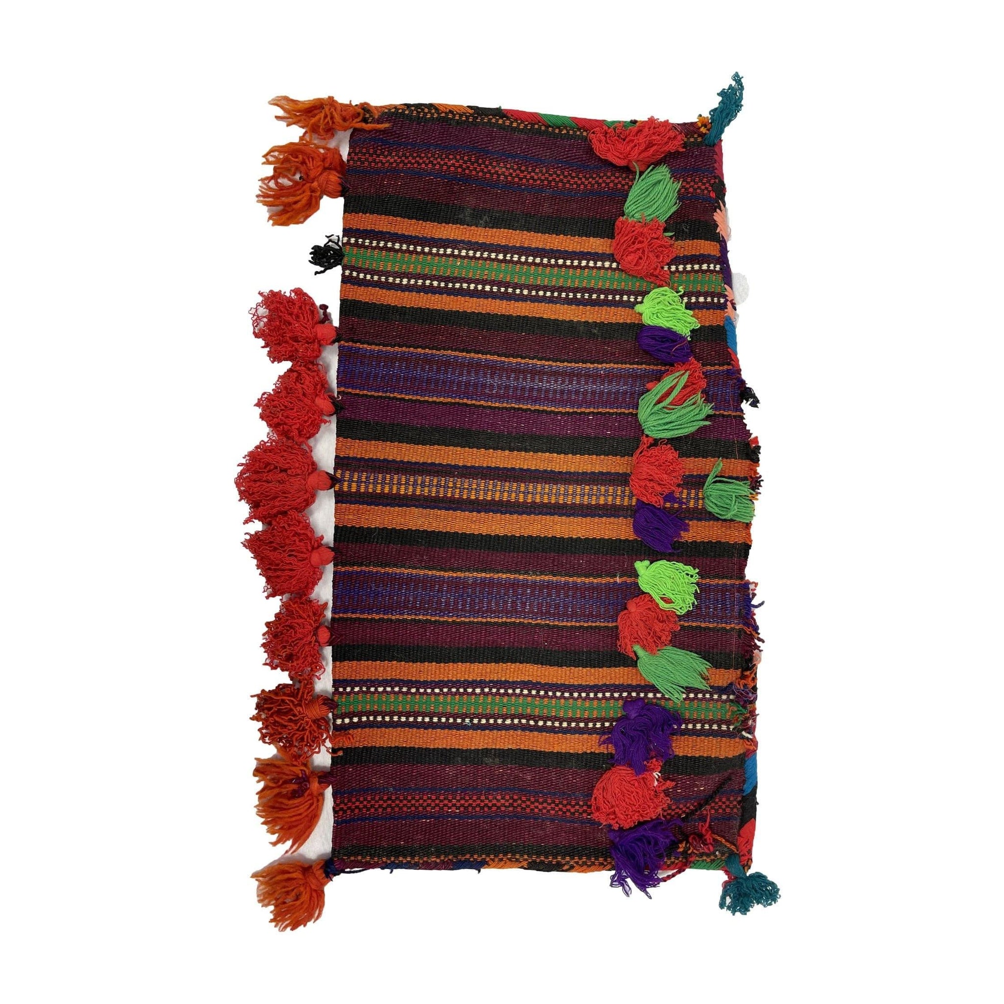 Hafsa - Vintage Moroccan Cushion with Tassel Morocco Collection pillows Rugs Of Morocco