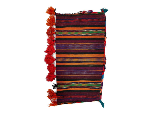 Hafsa - Vintage Moroccan Cushion with Tassel Morocco Collection pillows Rugs Of Morocco