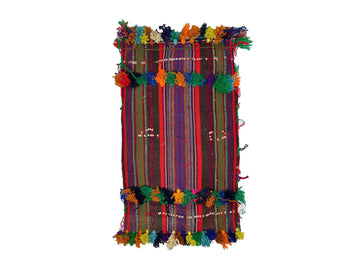 Kinza - Handmade Moroccan Cushion with Tassel Morocco Collection pillows Rugs Of Morocco