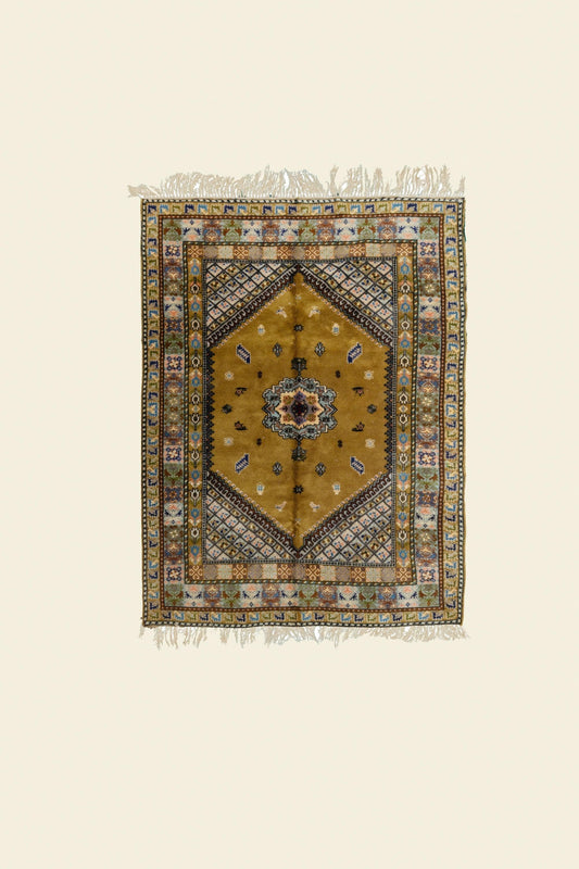 RBATI MOROCCAN CARPET 4'85" X 6'56" - PM110 Dar Bouchaib Marrakech Carpets Rugs Of Morocco