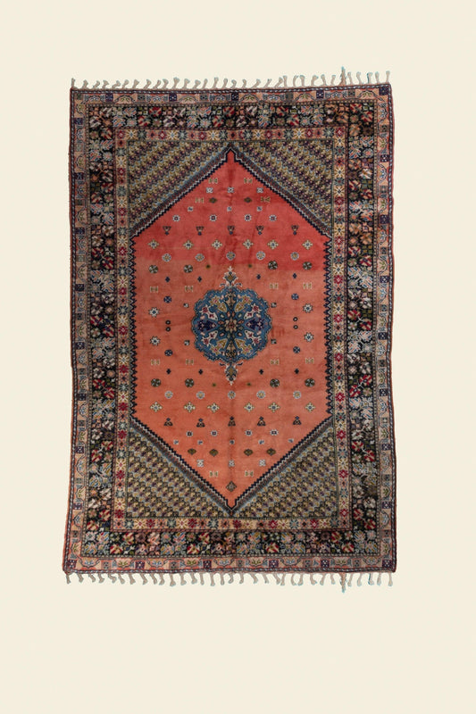 RBATI MOROCCAN CARPET 6'33" X 9'61" - PM106 Complexe Bouchaib Carpets Rugs Of Morocco