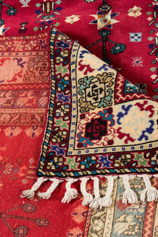 RBATI MOROCCAN CARPET 6'39" X 9'41" - PM108 Dar Bouchaib Marrakech Carpets Rugs Of Morocco