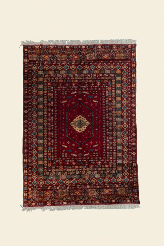 RBATI MOROCCAN CARPET 6'79" X 9'64" - PM105 Dar Bouchaib Marrakech Carpets Rugs Of Morocco