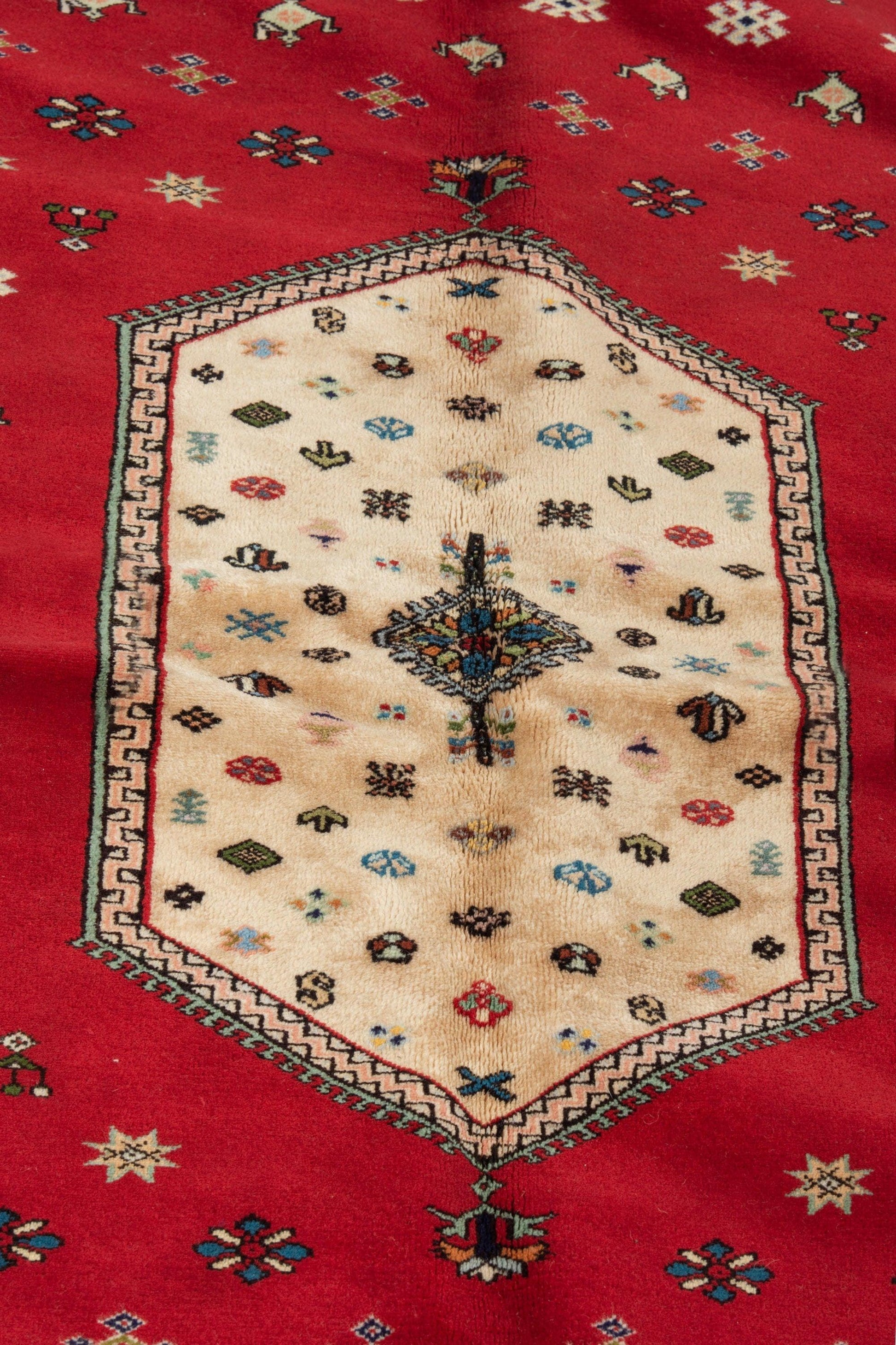 RBATI MOROCCAN CARPET 6'88" X 9'58" - PM104 Complexe Bouchaib Carpets Rugs Of Morocco