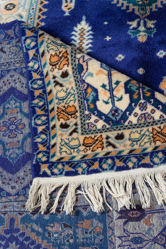 RBATI MOROCCAN CARPET 6'98" X 10'76" - PM103 Complexe Bouchaib Carpets Rugs Of Morocco