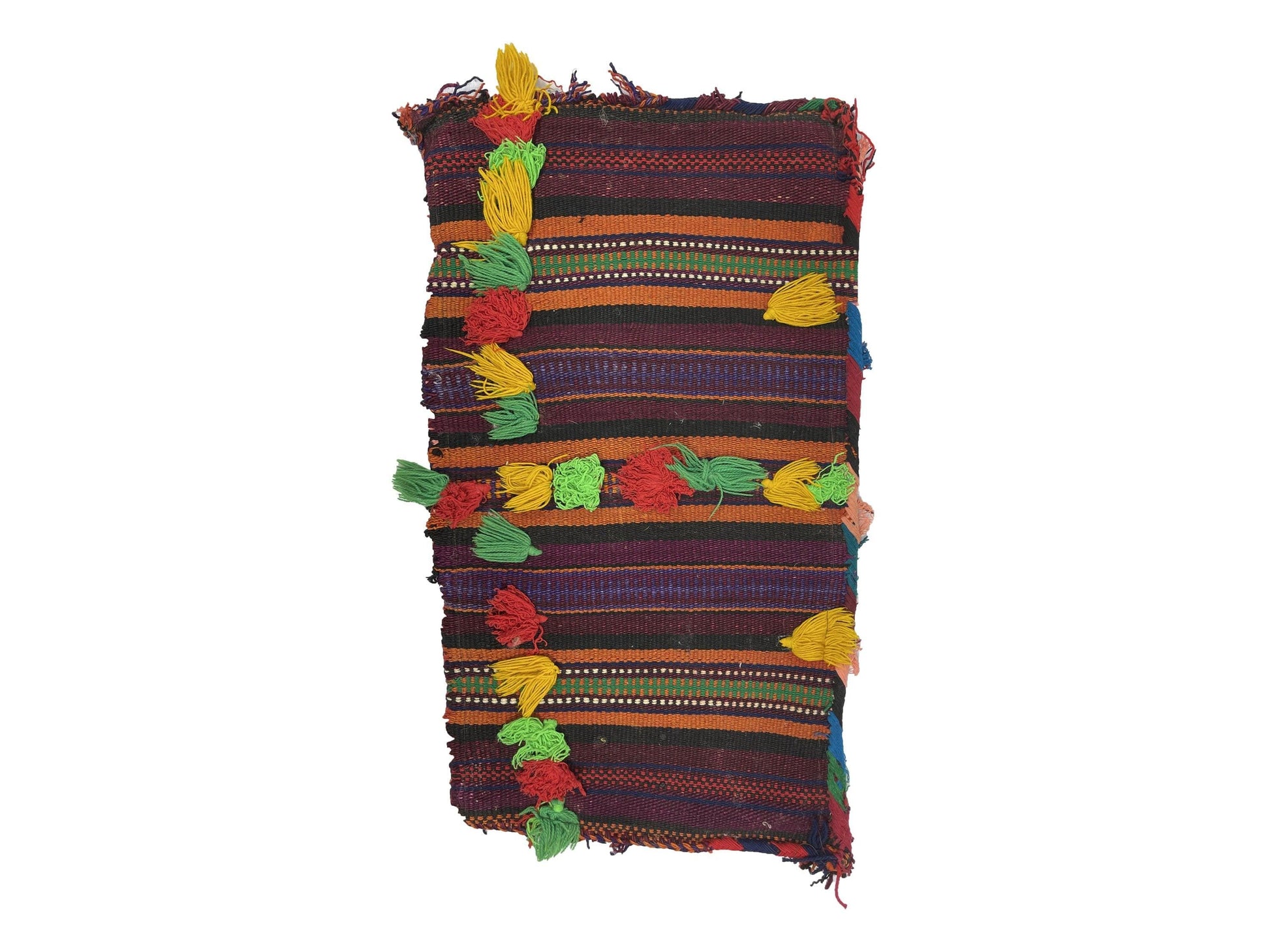 Tanveer - Berber Weave Moroccan Cushion with Tassel Morocco Collection pillows Rugs Of Morocco