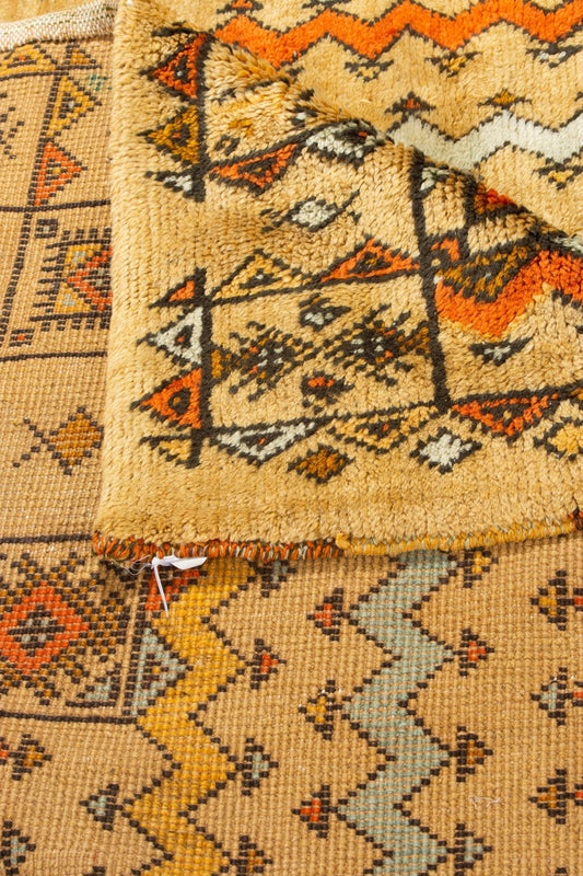 Timeless Elegance: Add a Warm Touch with a Light Brown Geometric Rug Complexe Bouchaib Carpets Rugs Of Morocco