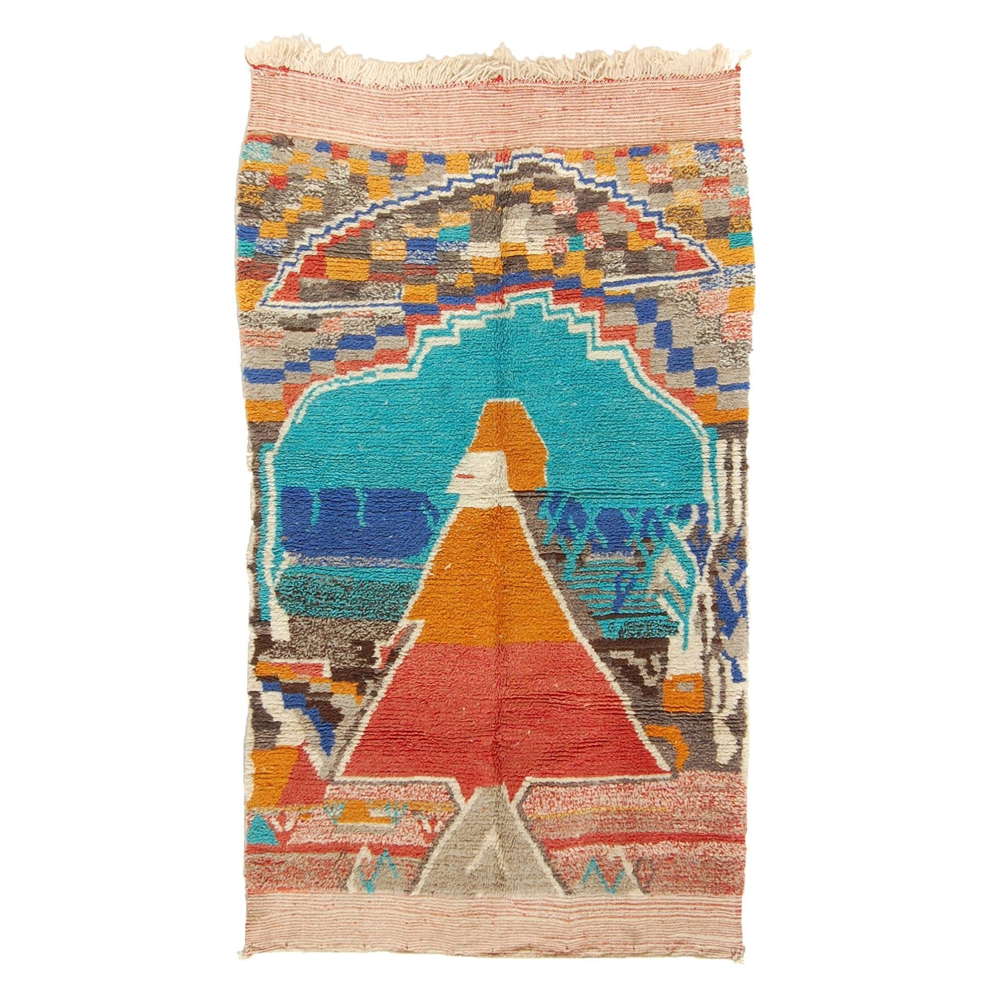 Vintage Moroccan Rug - Abeer Morocco Collection Boujaad Rugs Of Morocco