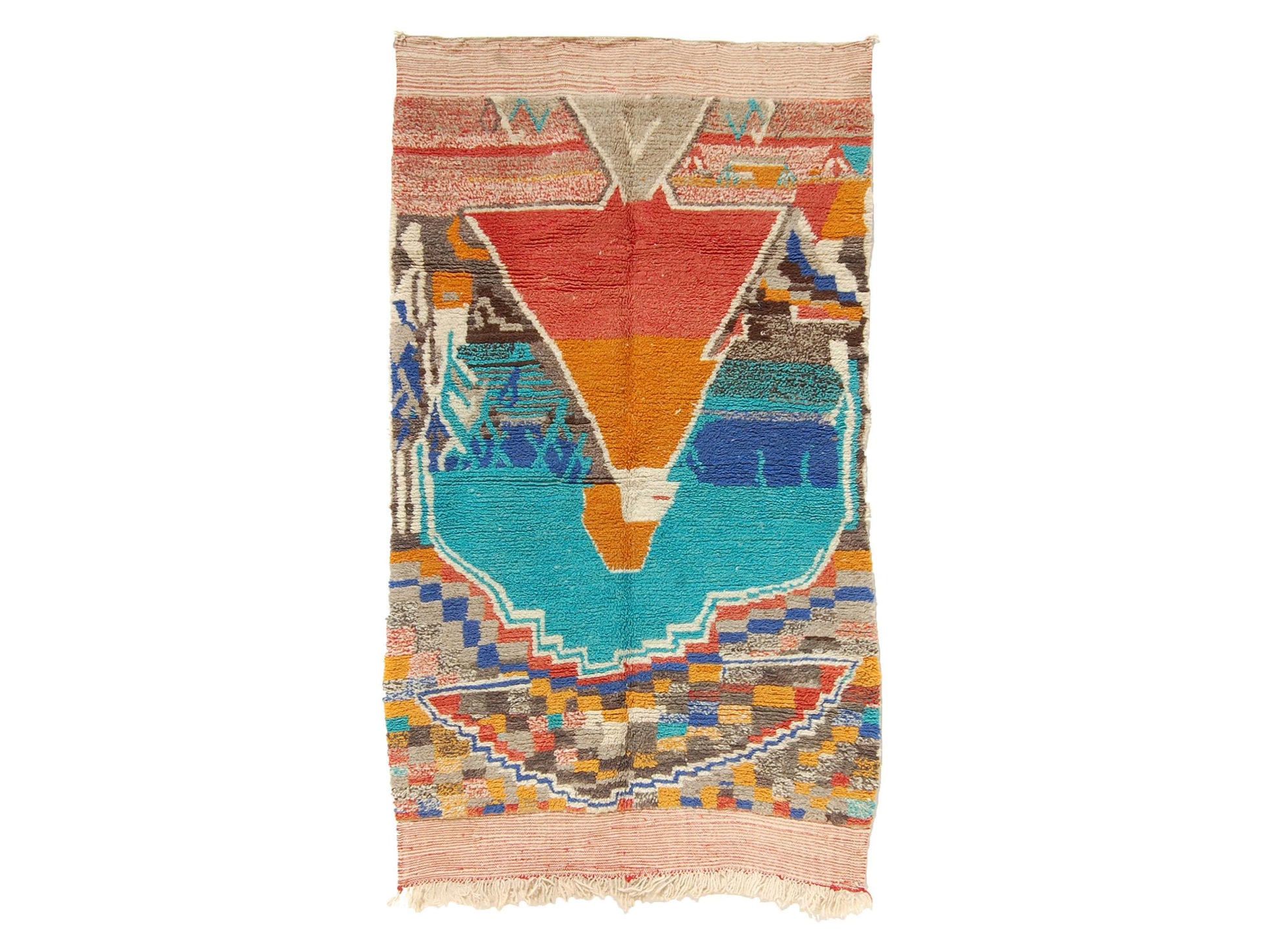 Vintage Moroccan Rug - Abeer Morocco Collection Boujaad Rugs Of Morocco