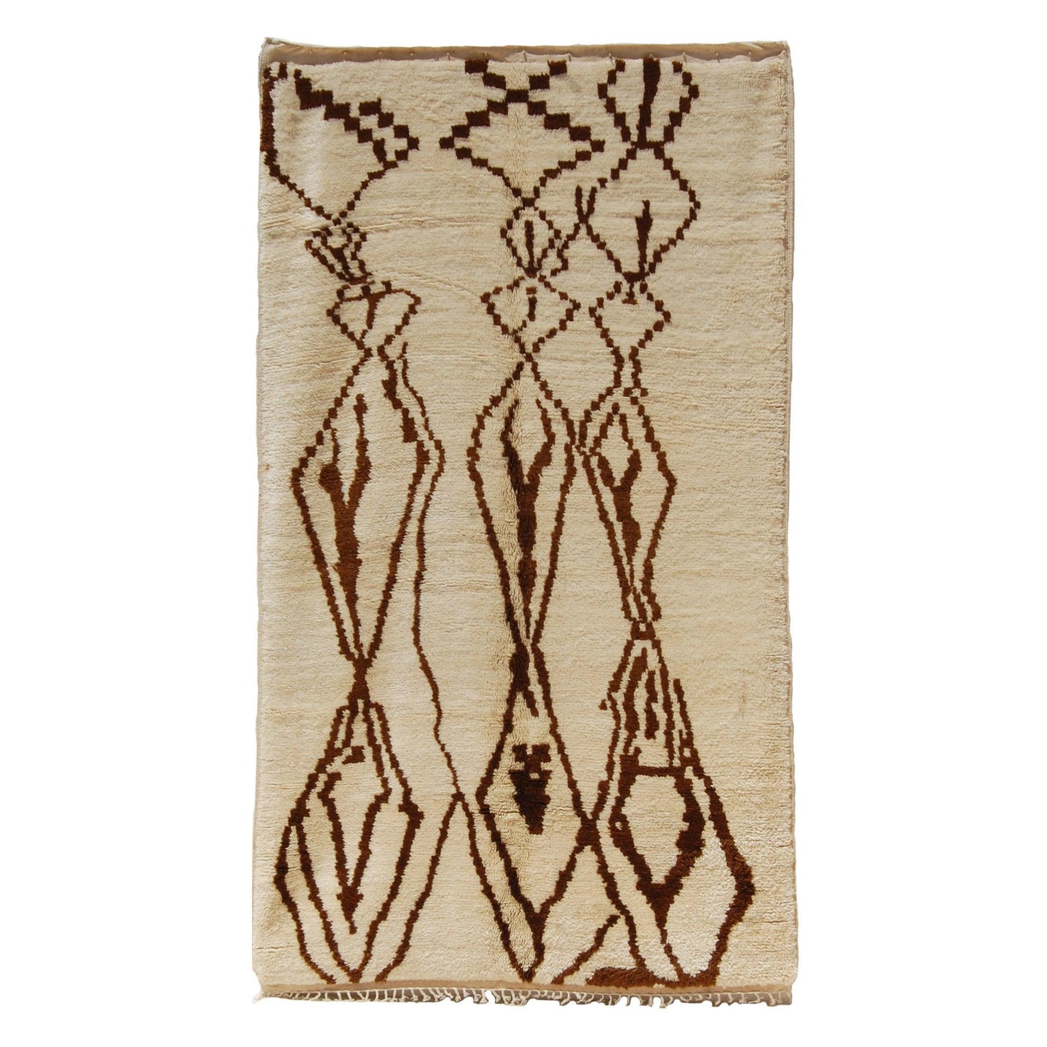 Vintage Moroccan Rug - Abstract Morocco Collection Azilal Rugs Of Morocco