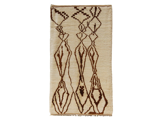Vintage Moroccan Rug - Abstract Morocco Collection Azilal Rugs Of Morocco