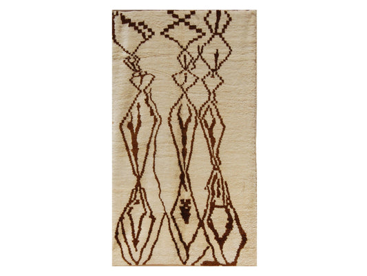 Vintage Moroccan Rug - Abstract Morocco Collection Azilal Rugs Of Morocco