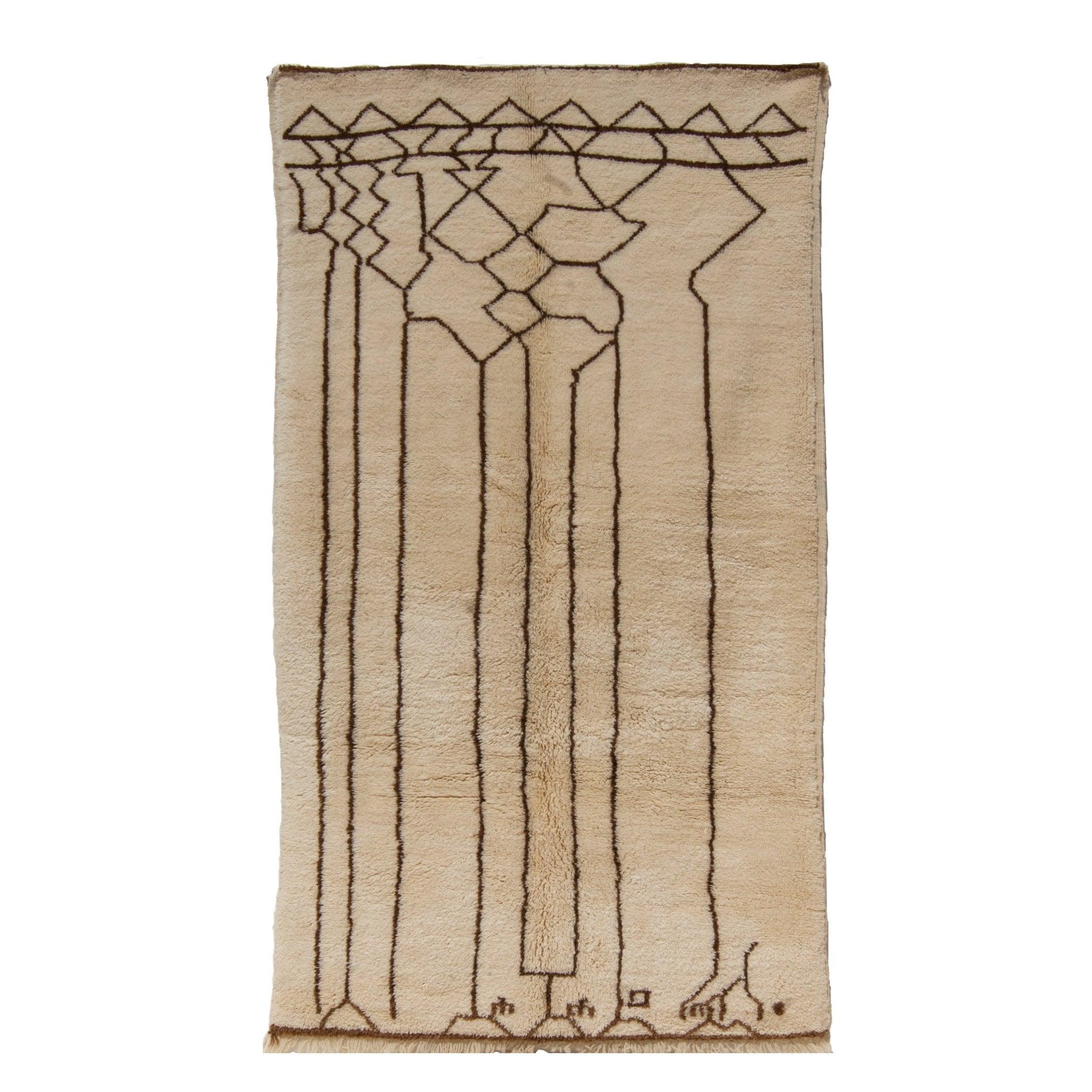 Vintage Moroccan Rug - Afaf Morocco Collection Azilal Rugs Of Morocco