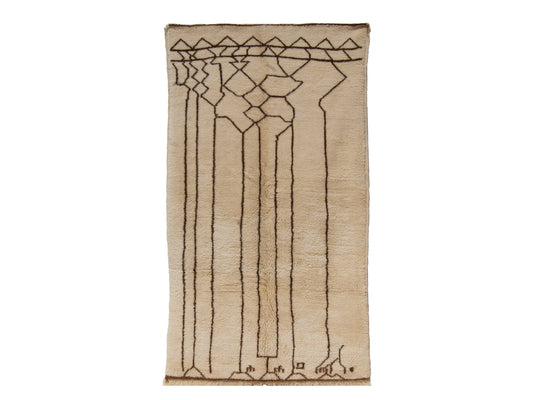 Vintage Moroccan Rug - Afaf Morocco Collection Azilal Rugs Of Morocco