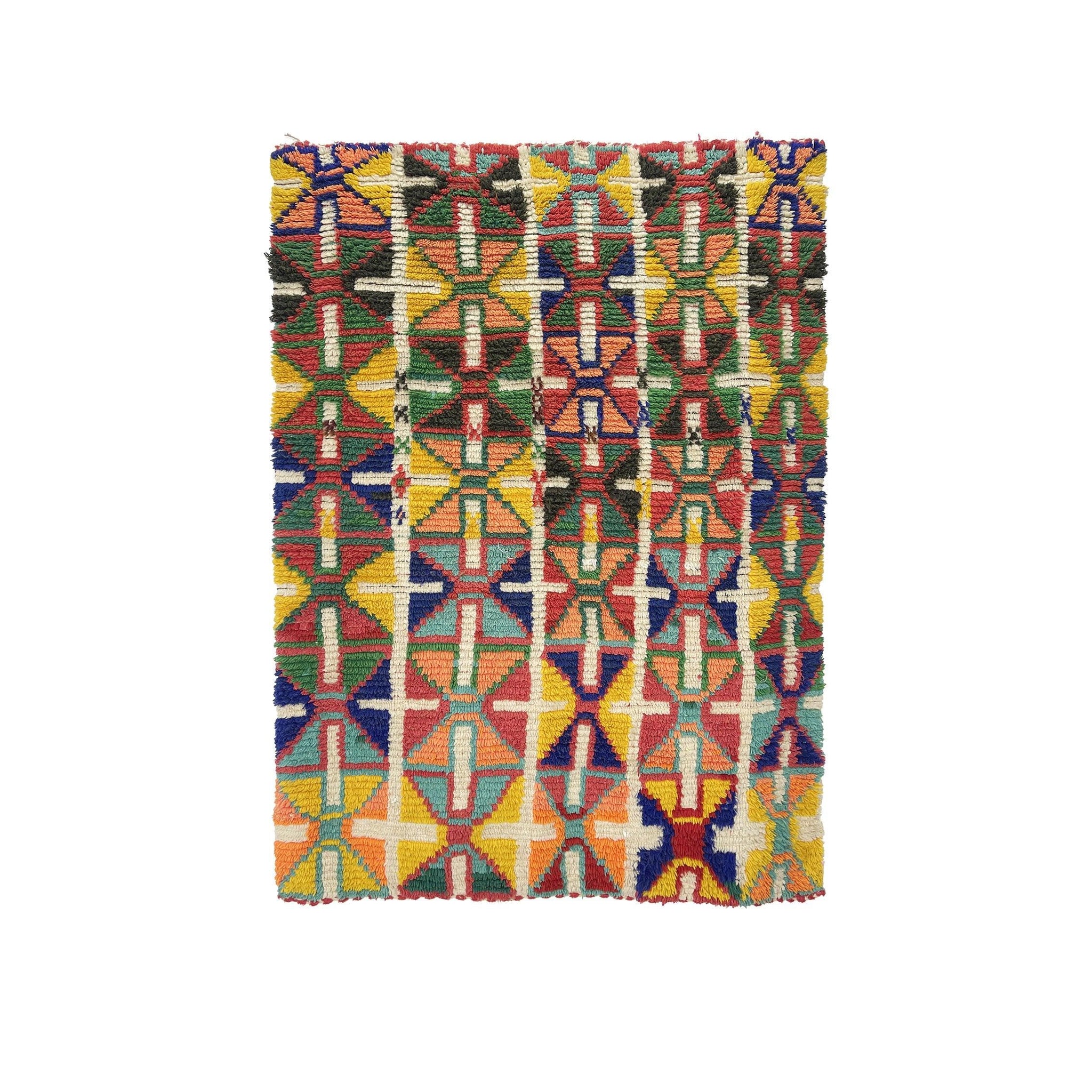Vintage Moroccan Rug - Aghecher Morocco Collection Boujaad Rugs Of Morocco