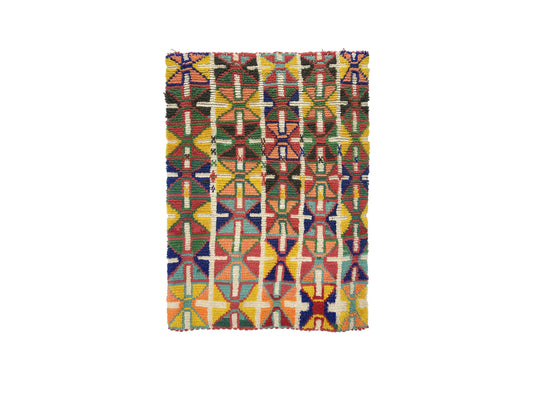 Vintage Moroccan Rug - Aghecher Morocco Collection Boujaad Rugs Of Morocco
