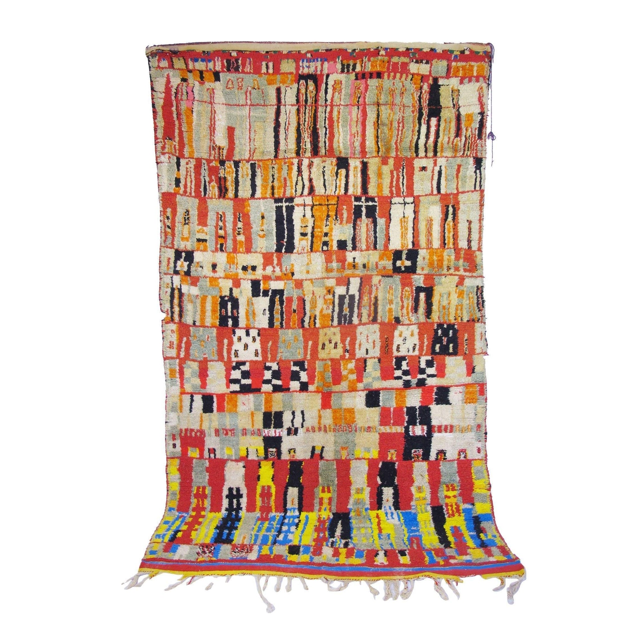 Vintage Moroccan Rug - Aizza Morocco Collection Boujaad Rugs Of Morocco