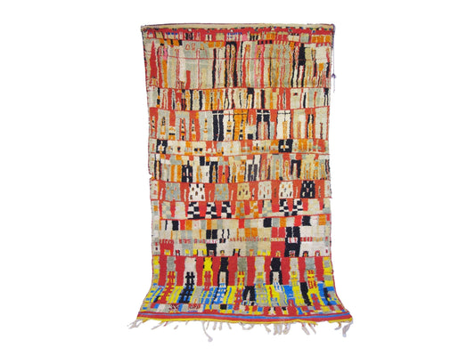Vintage Moroccan Rug - Aizza Morocco Collection Boujaad Rugs Of Morocco