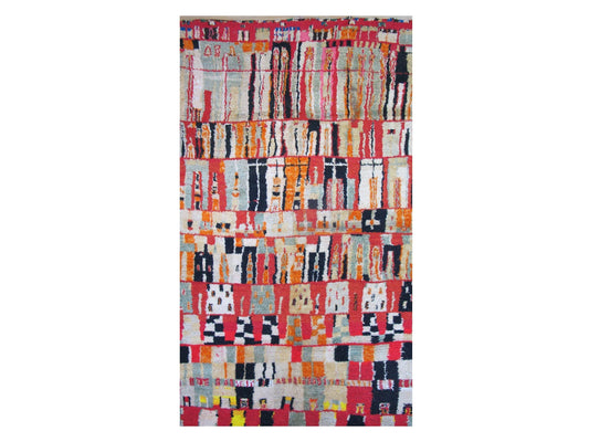 Vintage Moroccan Rug - Aizza Morocco Collection Boujaad Rugs Of Morocco