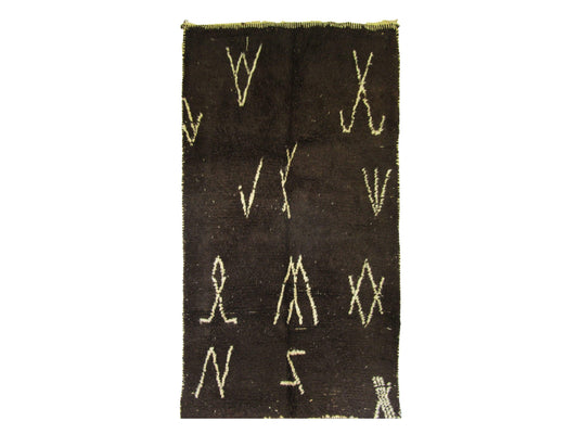 Vintage Moroccan Rug - Alou Morocco Collection Beni Ourain Rugs Of Morocco
