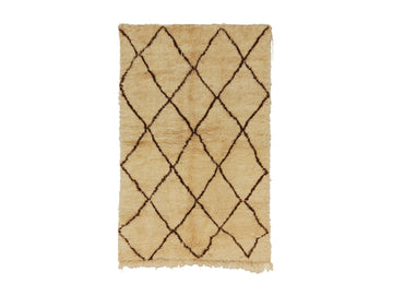 Vintage Moroccan Rug - Amal Morocco Collection Beni Ourain Rugs Of Morocco