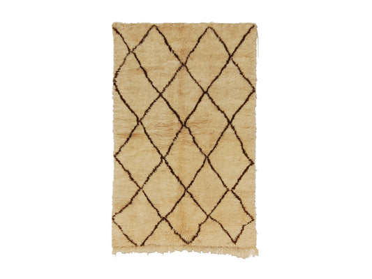 Vintage Moroccan Rug - Amal Morocco Collection Beni Ourain Rugs Of Morocco