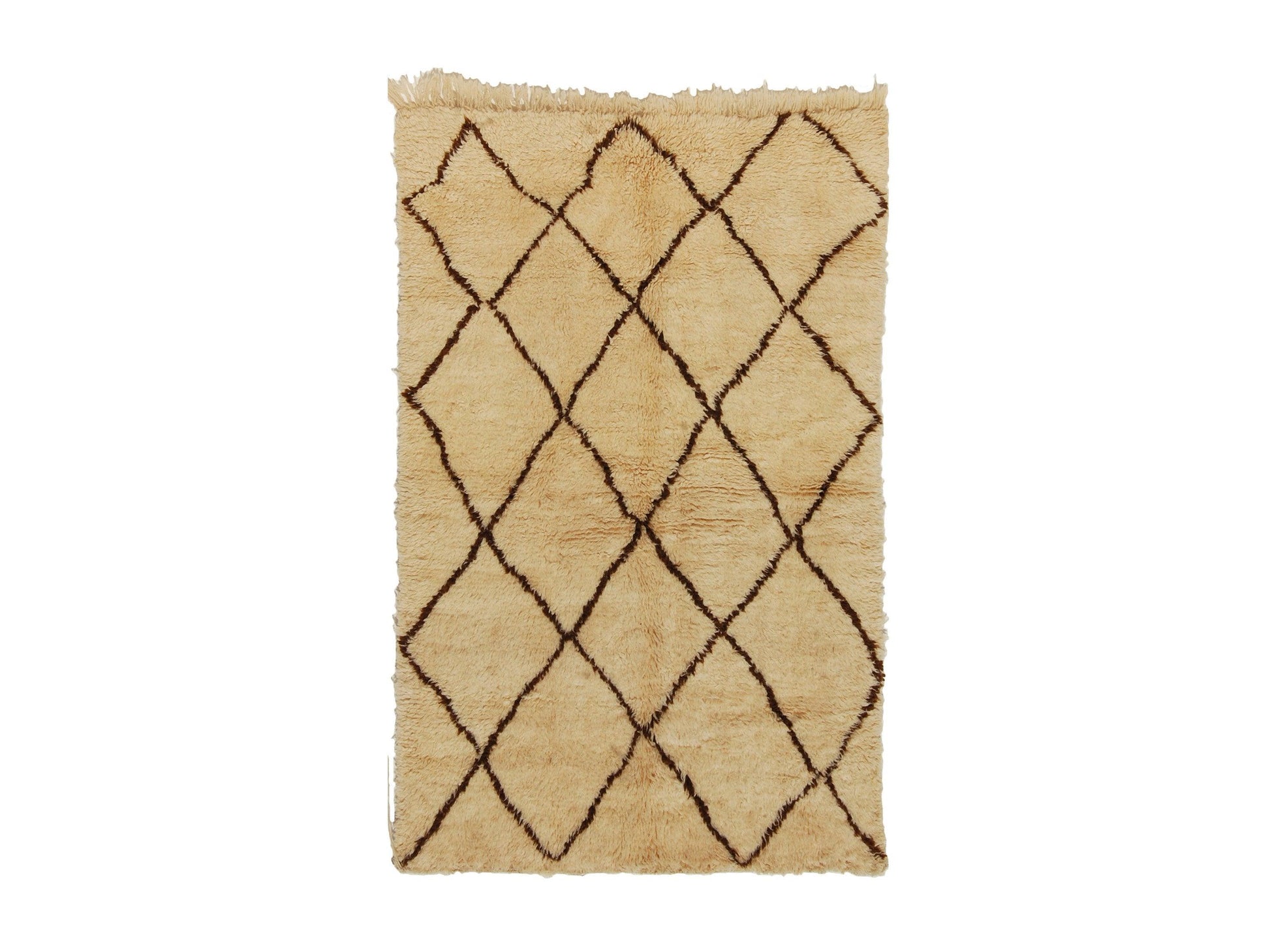 Vintage Moroccan Rug - Amal Morocco Collection Beni Ourain Rugs Of Morocco