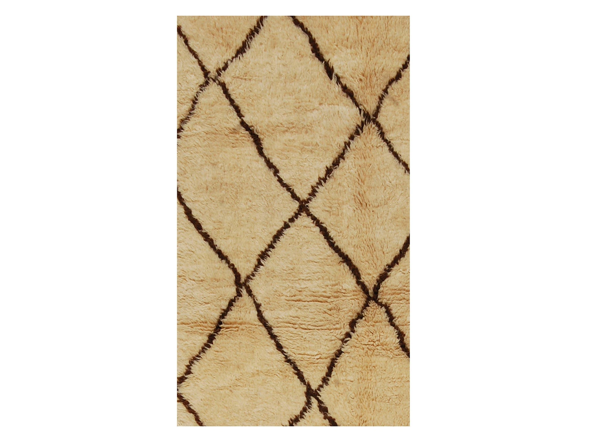 Vintage Moroccan Rug - Amal Morocco Collection Beni Ourain Rugs Of Morocco