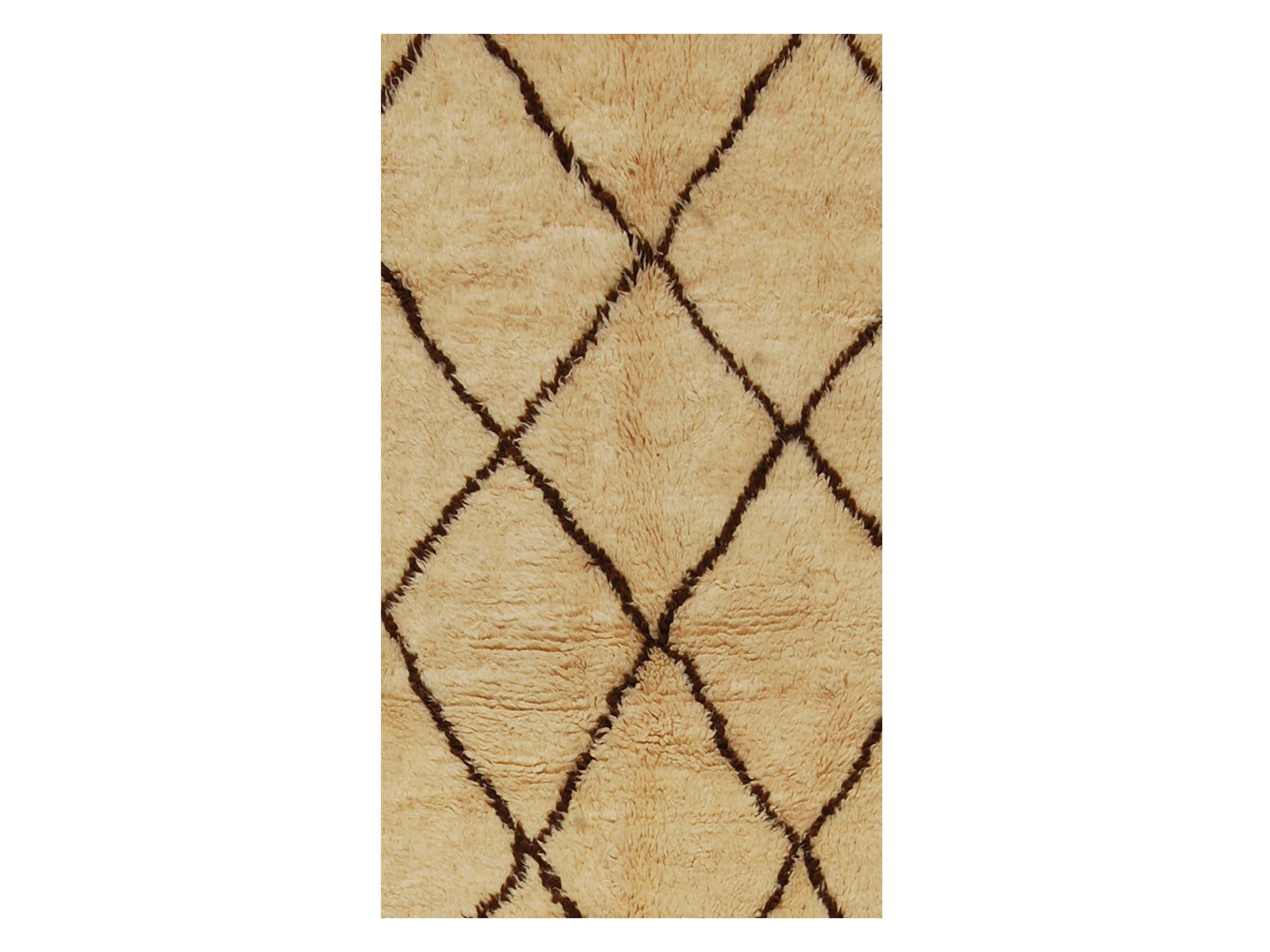 Vintage Moroccan Rug - Amal Morocco Collection Beni Ourain Rugs Of Morocco