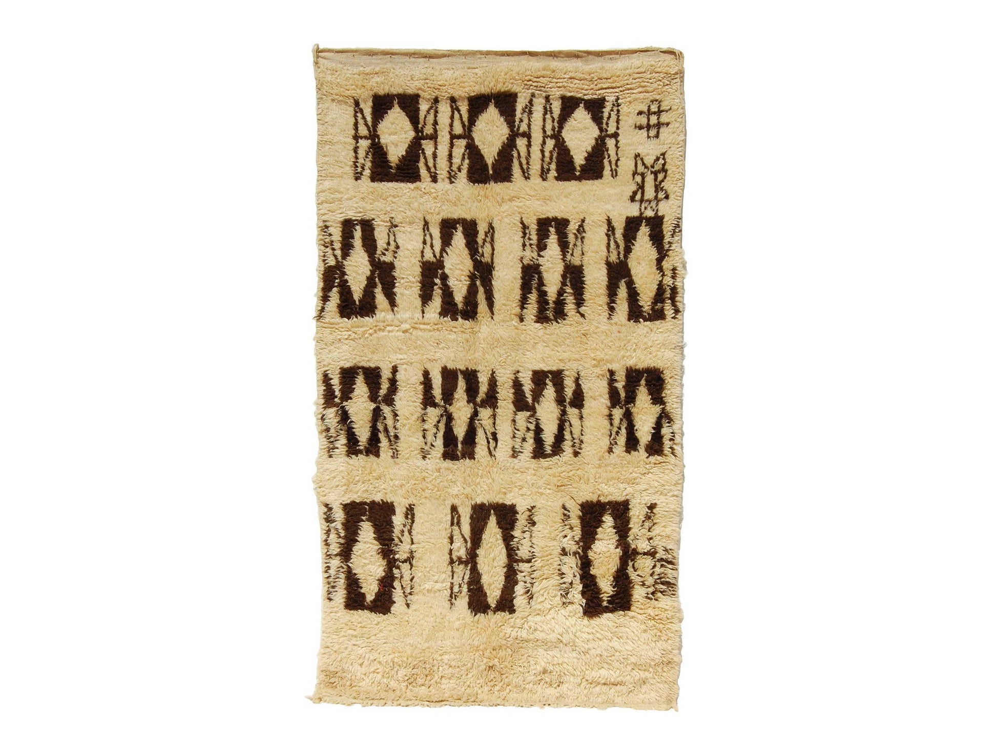 Vintage Moroccan Rug - Amastan Morocco Collection Beni Ourain Rugs Of Morocco