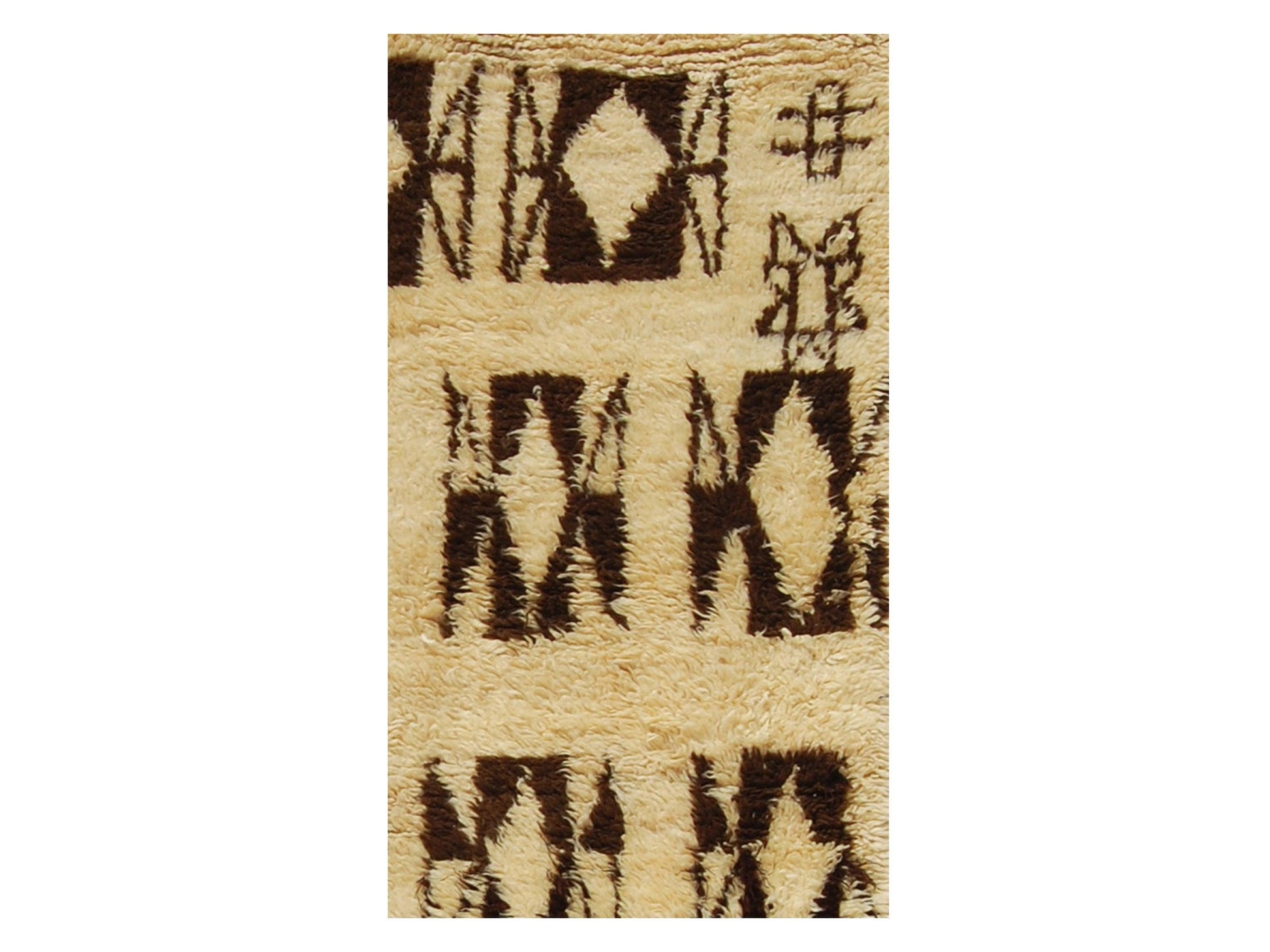 Vintage Moroccan Rug - Amastan Morocco Collection Beni Ourain Rugs Of Morocco