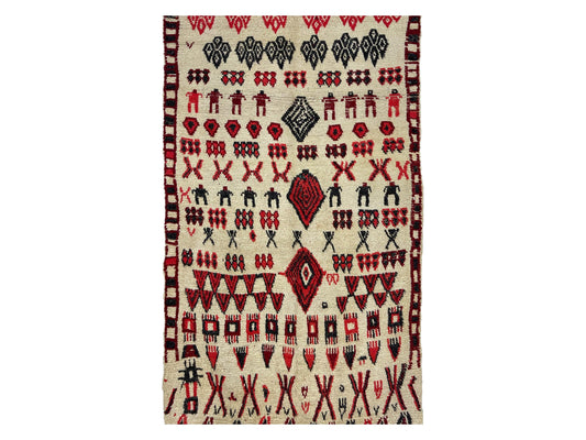 Vintage Moroccan Rug - Amira Morocco Collection Azilal Rugs Of Morocco