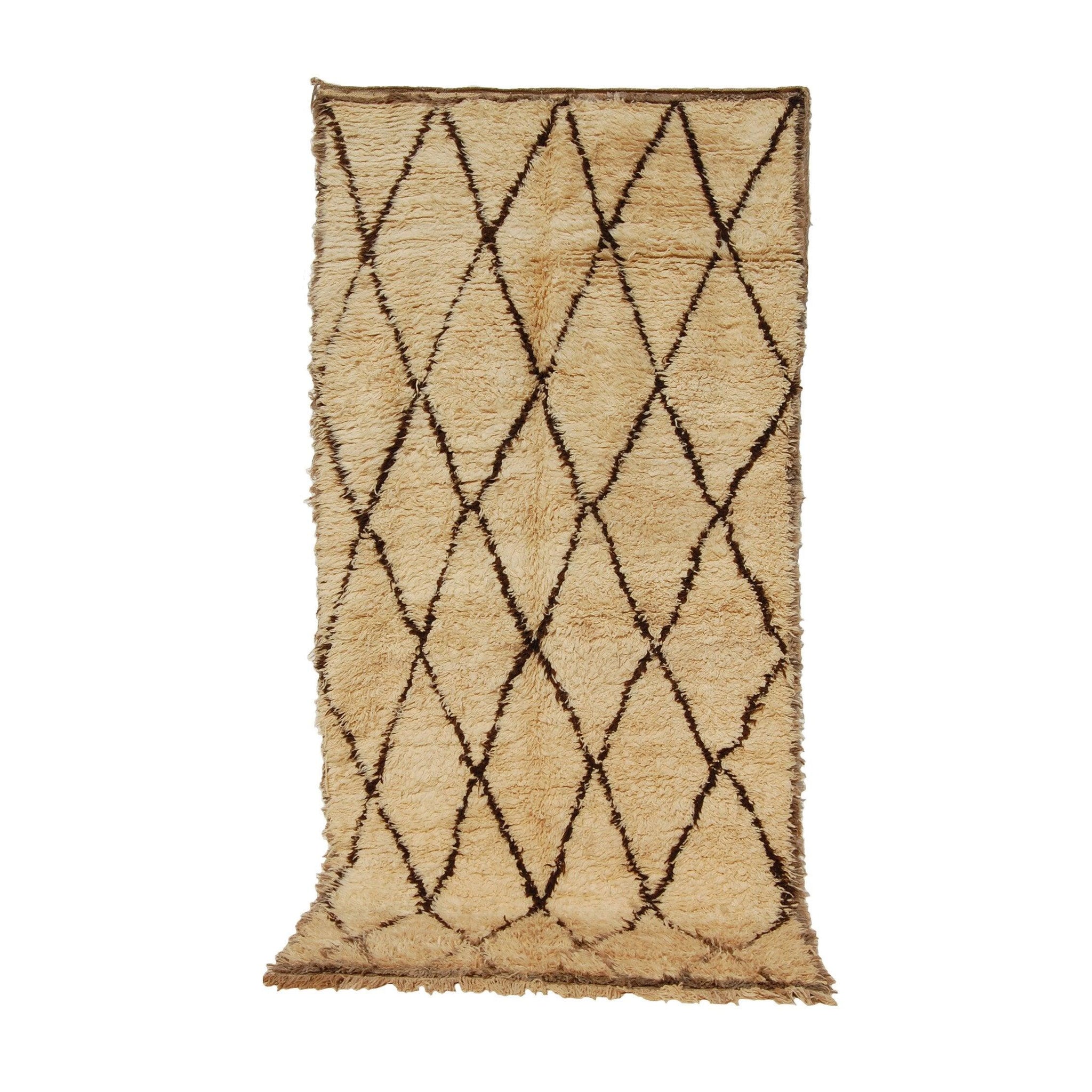 Vintage Moroccan Rug - Anisah Morocco Collection Beni Ourain Rugs Of Morocco
