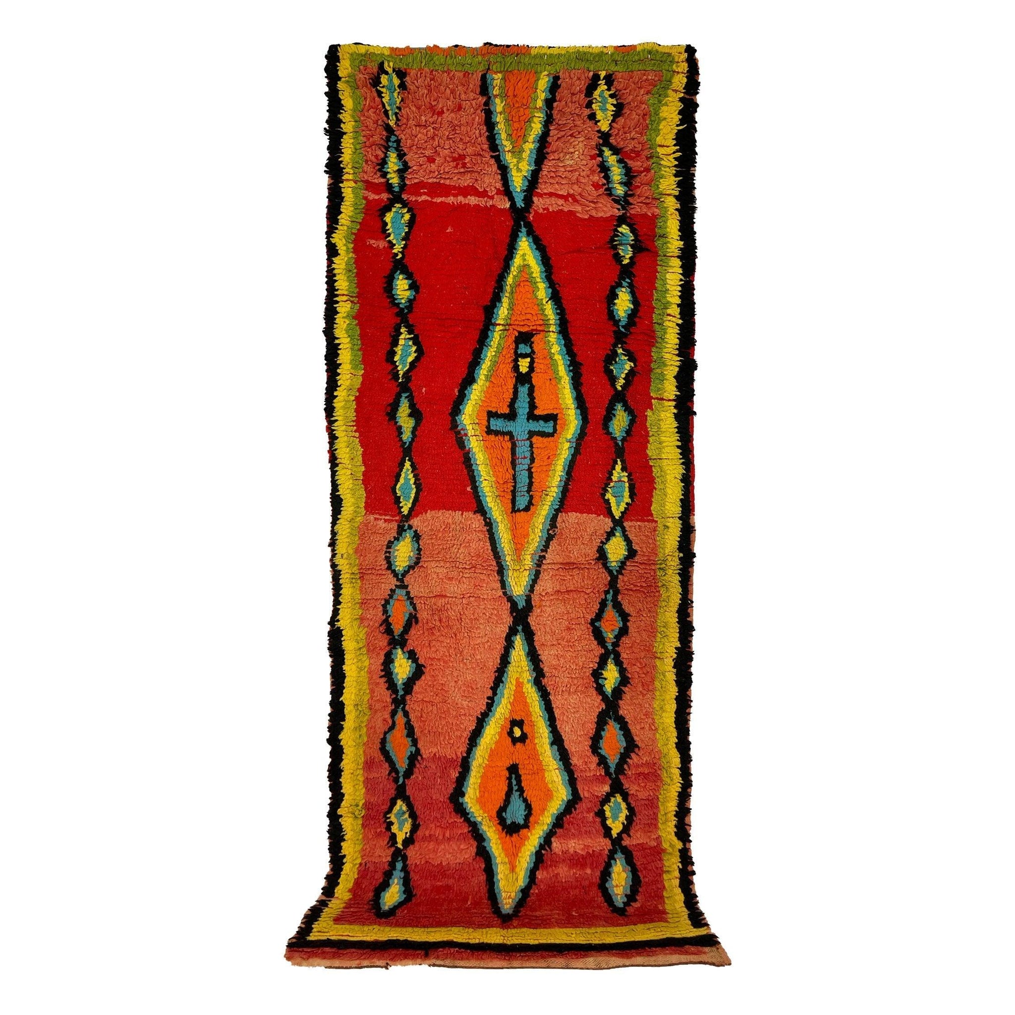 Vintage Moroccan Rug - Anzi Morocco Collection Boujaad Rugs Of Morocco