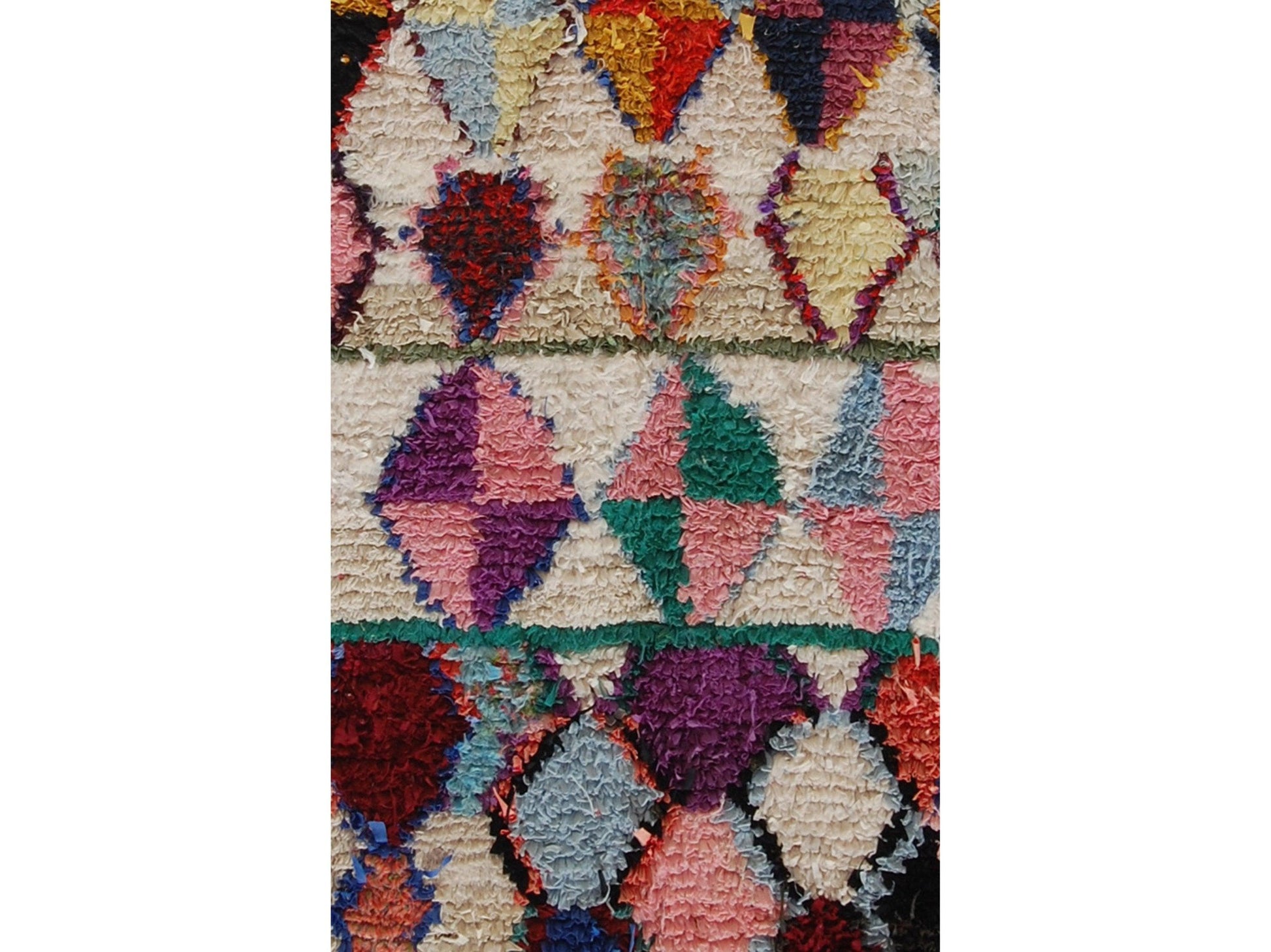 Vintage Moroccan Rug - Ayachi Morocco Collection Boucherouite Rugs Of Morocco