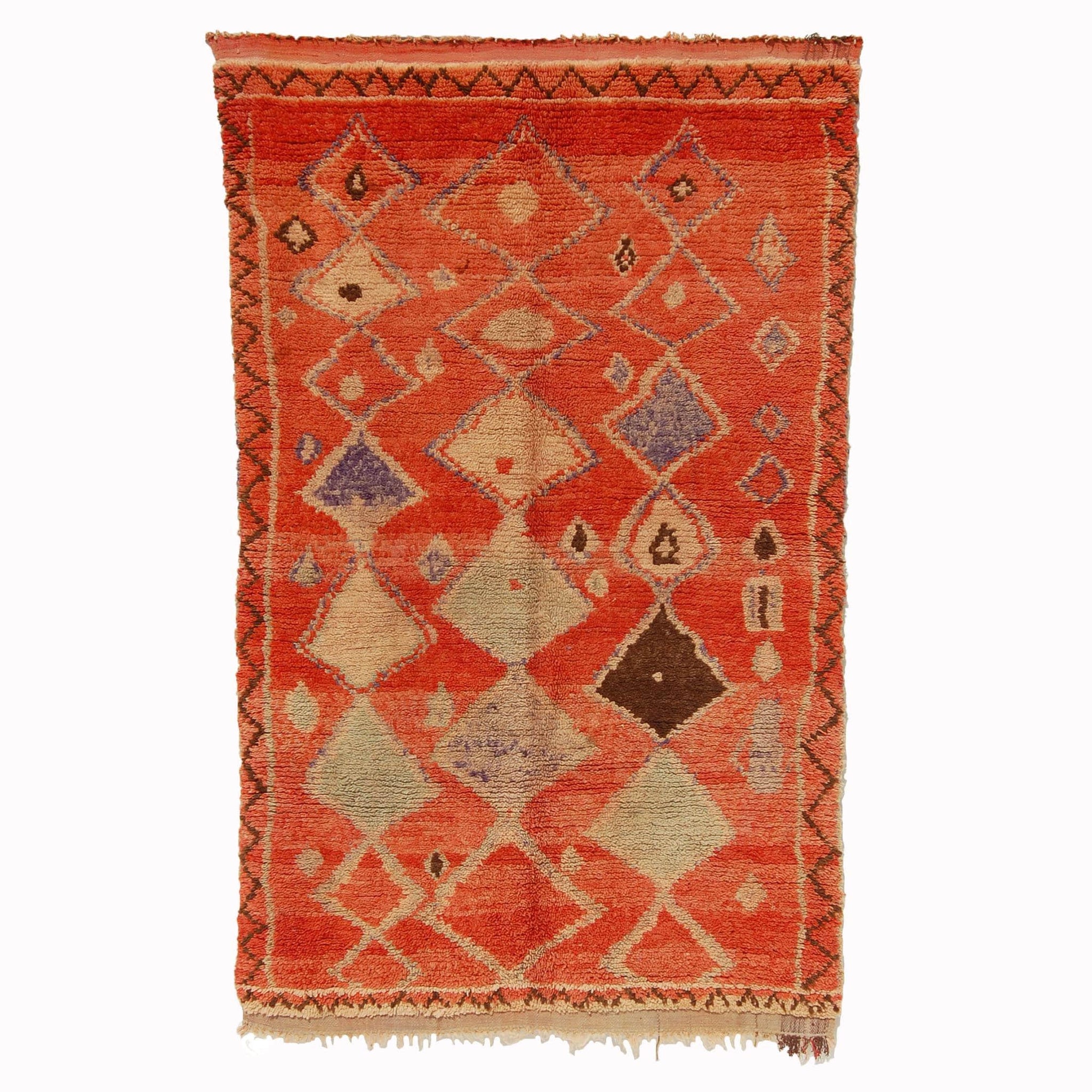 Vintage Moroccan Rug - Aziza Morocco Collection Taznakht Rugs Of Morocco