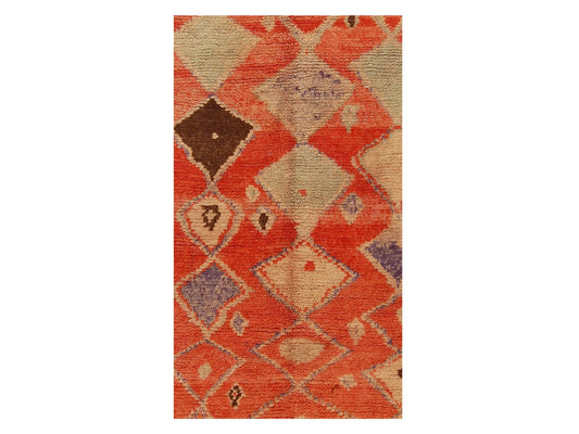Vintage Moroccan Rug - Aziza Morocco Collection Taznakht Rugs Of Morocco