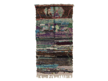 Vintage Moroccan Rug - Azruki Morocco Collection Boucherouite Rugs Of Morocco