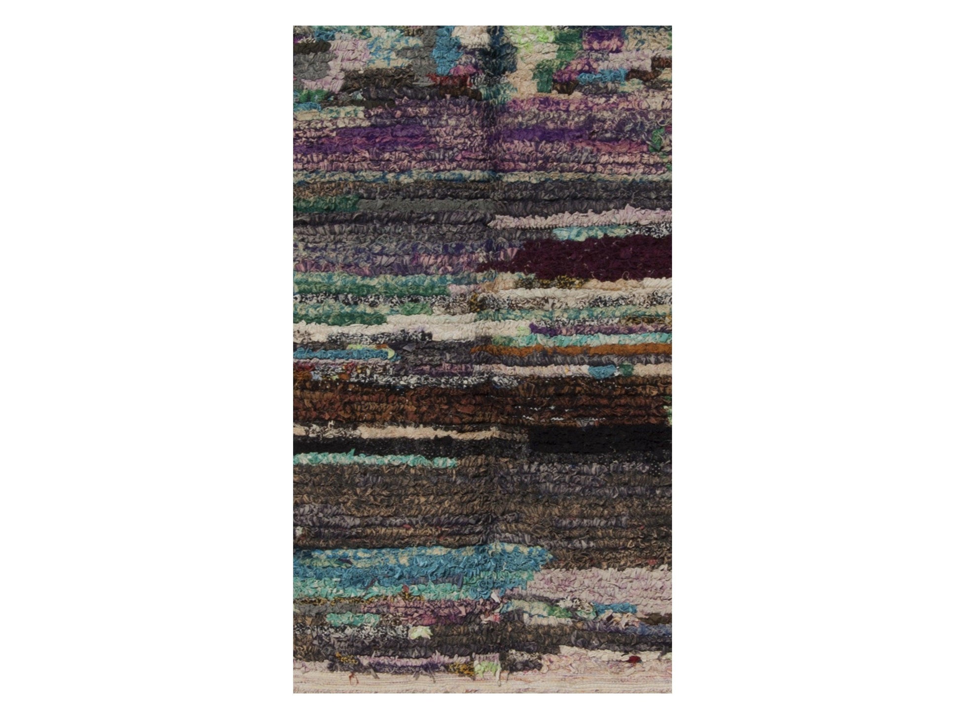 Vintage Moroccan Rug - Azruki Morocco Collection Boucherouite Rugs Of Morocco