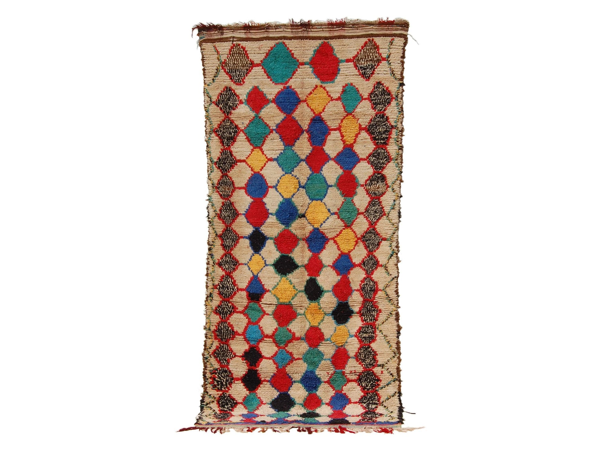 Vintage Moroccan Rug - Badis Morocco Collection Azilal Rugs Of Morocco