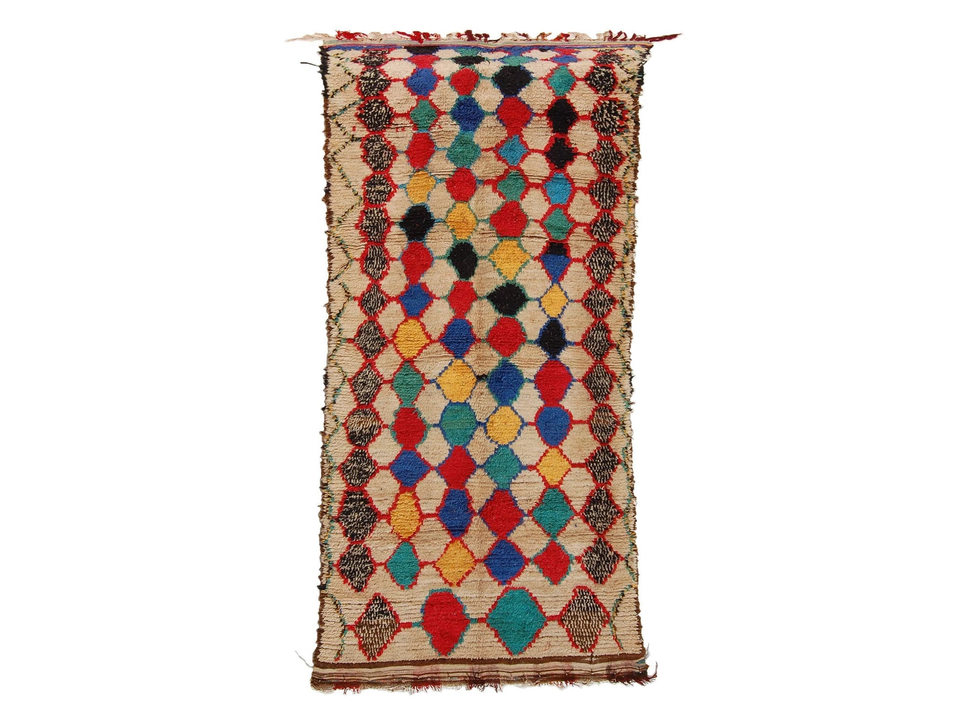 Vintage Moroccan Rug - Badis Morocco Collection Azilal Rugs Of Morocco